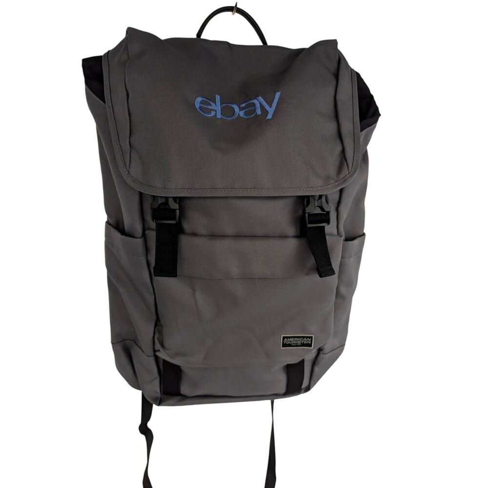 Ebay American Tourister Gray Backpack Padded for Laptops - Picture 11 of 11